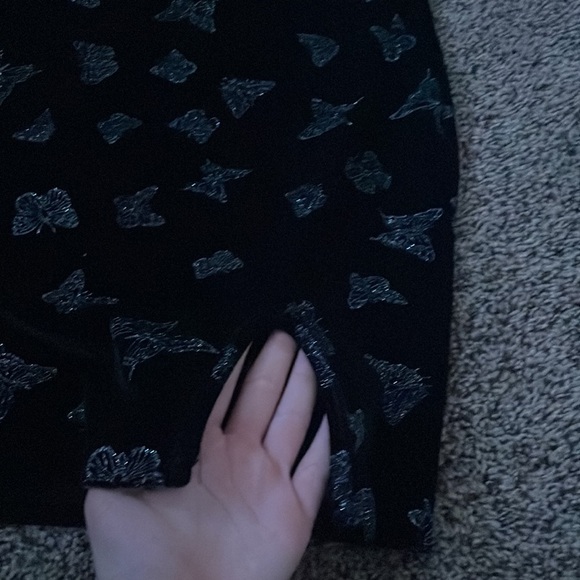 Black butterfly dress - Picture 3 of 4